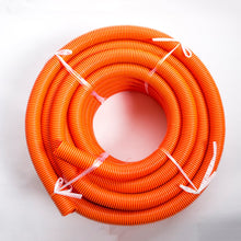 Load image into Gallery viewer, Corrugated Flexible Conduit Heavy Duty Orange PVC Rolls