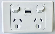 Load image into Gallery viewer, Double GPO with 1 USB 2000 Series Compliant