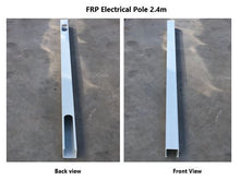 Load image into Gallery viewer, KIT - FRP Pole 2.4, Temporary Galvanised Box 4, UBolt, Nuts & Bolts