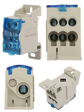 Load image into Gallery viewer, Din Rail Terminal Block Distribution Box UKK-125A Universal Power Junction Box