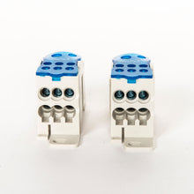 Load image into Gallery viewer, Din Rail Terminal Block Distribution Box UKK-125A Universal Power Junction Box