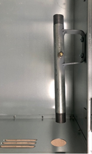 Load image into Gallery viewer, Combination Box Gas and Electric Galvanised with Window and Lock or without
