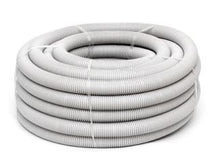 Load image into Gallery viewer, Corrugated Flexible Conduit Medium Duty Grey PVC Rolls
