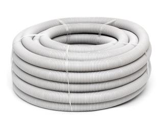 Corrugated Flexible Conduit Medium Duty Grey PVC Rolls