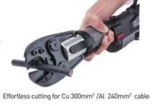 Load image into Gallery viewer, Zupper 300C Crimping and Cutting Tool Kit P-300C Battery Powered 2.5Ah
