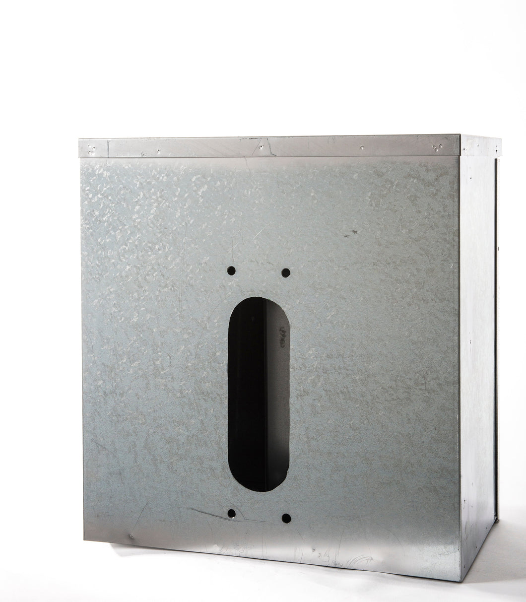 Galvanised Temporary Meter Box 4 450x450 includes UBolt