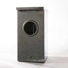 Load image into Gallery viewer, Meter Box Galvanised 450x225 c/w Window, Lock &amp; Fix Hole
