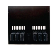 Load image into Gallery viewer, Meter Panel Bakelite FW12A with 6 Fuses (2x3Phase), 1 Neutral Link 450x450x6   W.A.
