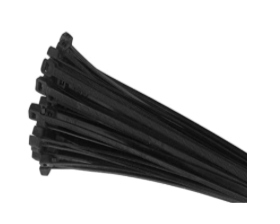 Cable Tiles - Nylon 66 Black 4.8mm x 300mm (100pc Pack)